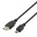 USB 2.0 mini B cable DELTACO suitable for DSLR cameras, 1m black / USB-24-K / R00140007 image 1