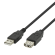 USB extension cable DELTACO USB-A male - USB-A female, 2m black / USB2-12S-K / R00140002 image 1