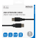 USB extension cable DELTACO USB-A male - USB-A female, 3m black / USB2-13S-K / R00140003 image 3