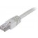DELTACO F/UTP Cat6 patch cable, 0.7m, 250MHz, Delta-certified, LSZH, gra / STP-607 image 4