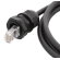 Patch cable DELTACO S/FTP Cat6a, 1m, IP68, PG13.5, black / SFTP-61AH-WP image 6