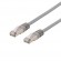 Patch cable DELTACO U/FTP Cat6a 1m, 500MHz, Delta-certified, LSZH, grey / STP-61AU image 1