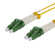Fiber cable DELTACO LC - LC, duplex, singlemode, APC, 9/125, 2m / LCLC-2S-APC image 1