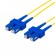Fiber cable DELTACO SC - SC, duplex, singlemode OS2, 1m / FB-51S image 1