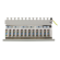 DELTACO Patch Panel, 12xRJ45, Cat6a, Wall Mountable, 10Gbps, Krone Terminals, Metal, Gray / PAN-212 image 4