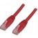 DELTACO U / UTP Cat5e patch cable, 0.5m, 100MHz, Delta-certified, red /R05-TP  image 1