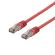 Patch cable DELTACO S/FTP Cat6, 250MHz, Delta-certifie, LSZH, 2m, red / SFTP-62RH image 1