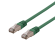 DELTACO U / FTP Cat6a patch cable, 0.5m, 500MHz, Delta-certified, LSZH, green/ STP-60GAU image 2