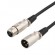 DELTACO XLR audio cable, 3 pin ha - 3 pin ho, 7m, black / XLR-1070  image 2
