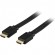 DELTACO Flat HDMI Cable, 1080i @ 60Hz, 15m, HDMI Type A ha-ha, gold-plated, black / HDMI-1080F image 1