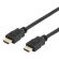 DELTACO flexible HDMI cable, 4K UltraHD in 60Hz, 3m, black / HDMI-1030D-FLEX image 1