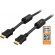 Deltaco premium High Speed HDMI cable with Ethernet, 4K, UltraHD in 60Hz, 0.5m black / HDMI-1005  image 1