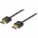 DELTACO thin HDMI cable, UltraHD in 60Hz, 2m, 19 pin ha-ha, black / HDMI-1092-K image 2