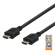 Premium High Speed HDMI cable DELTACO 4K UHD, 2m, black / HDMI-1020-K / R00100006 image 1