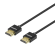 Ultra-thin HDMI cable DELTACO 4K UHD, 1m, black / HDMI-1091-K / R00100017 image 2
