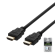 Ultra High Speed HDMI Cable DELTACO 2M, eARC, QMS, 8K at 60Hz, 4K at 120Hz, black / HU-20-R image 1