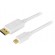 DELTACO DisplayPort to Mini Display Port Cable, Ultra HD in 30Hz, 10.8 Gb/s, 2m, white / DP-1120 image 1