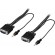 DELTACO monitor cable RGB HD15ha-ha, without pin 9, with 3.5mm audio, 3m, black / RGB-7C image 1
