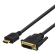 HDMI to DVI cable DELTACO 1080p, DVI-D Single Link, 3m, black / HDMI-113-K / R00100023 image 1