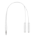 Headset DELTACO GAMING WHITE LINE 57mm element, aluminum frame, LED, white / GAM-030-W image 5
