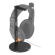 Universal Headphone Stand DELTACO GAMING aluminum, non-slip, black / GAM-070 image 2