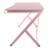 Gaming table DELTACO GAMING PINK LINE PT85, metal legs, PVC treated surface, built-in headset hanger, pink / GAM-055-P image 3