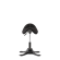 Up Up Toronto ergonomic balance stool Black, Black fabric, longer gas lift image 3