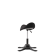 Up Up Toronto ergonomic balance stool Black, Black fabric, longer gas lift image 4