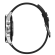 Garett V10 Smartwatch, Silver-black leather image 4