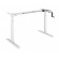 Adjustable Height Table Frame Up Up Ragnar, White фото 1