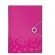 Filing folder with eraser Leitz WOW, A4, plastic, pink, 6 compartments 0816-102 image 1