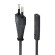 Gembird PC-184/2 Power cable, EU Power plug, 1.8m, Black paveikslėlis 1