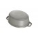 STAUB Oval cast iron pot 3.2l graphite image 4
