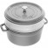 STAUB La Cocotte cast iron round pot with insert 40508-819-0 - 3.8 ltr. graphite paveikslėlis 3