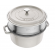 STAUB La Cocotte cast iron round pot with insert 40508-822-0 - 3.8 ltr. white truffle image 1