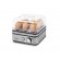 Caso E9 egg cooker 8 egg(s) 400 W Stainless steel, Transparent фото 4
