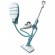 Black & Decker 9IN1 Steam-mop Upright steam cleaner 0.5 L Turquoise,White 1300 W image 1