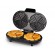 Tristar | WF-2120 | Waffle maker | 1200 W | Number of pastry 10 | Heart shaped | Black image 2