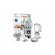 Bosch MC812S820 food processor 1250 W 3.9 L Stainless steel, White image 5