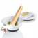 GEFU SURI Walnut, White Porcelain, Teak wood Mortar & pestle image 2