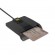 Qoltec 50634 Intelligent Smart ID chip card reader SCR-0634 | USB Type C image 3