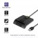Qoltec 50634 Intelligent Smart ID chip card reader SCR-0634 | USB Type C paveikslėlis 4