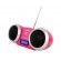 Camry Premium CR 1139p Stereo portable speaker Black, Grey, Pink 5 W image 3