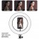 Maclean MCE610 10" 12W LED Ring Light with Tripod Stand and Bluetooth Shutter 3 Colours 10 brightness levels 10% -100% Adjustable brightness 160 LED Smartphone Holder lighting light фото 2