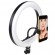 Maclean MCE610 10" 12W LED Ring Light with Tripod Stand and Bluetooth Shutter 3 Colours 10 brightness levels 10% -100% Adjustable brightness 160 LED Smartphone Holder lighting light paveikslėlis 7