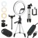 Maclean MCE610 10" 12W LED Ring Light with Tripod Stand and Bluetooth Shutter 3 Colours 10 brightness levels 10% -100% Adjustable brightness 160 LED Smartphone Holder lighting light image 9