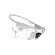 SHOKZ OpenMove Headphones Wireless Ear-hook Calls/Music USB Type-C Bluetooth White image 2