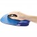 Fellowes Mouse & Wrist Pad Gel CRYSTAL cyan image 2