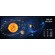 Gembird MP-SOLARSYSTEM-XL-01 Gaming mouse pad, extra large, "Cosmos" 350 x 900 mm image 1