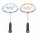 Wish Alumtec 366K badminton racquet set image 2